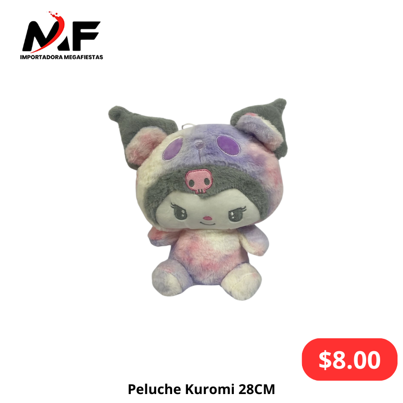 Peluche Kuromi Morbidissimo | Personaggio Anime | Giocattolo Per Bambini E Adulti | Regalo Tema Viola Per Fans
