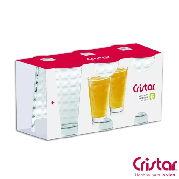 Vaso Square Bebidas Canastilla